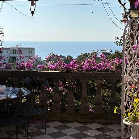 Luxury House In Villa Pompeiana Via Camerelle Con Terrazza Vista Mare 卡普里 外观 照片