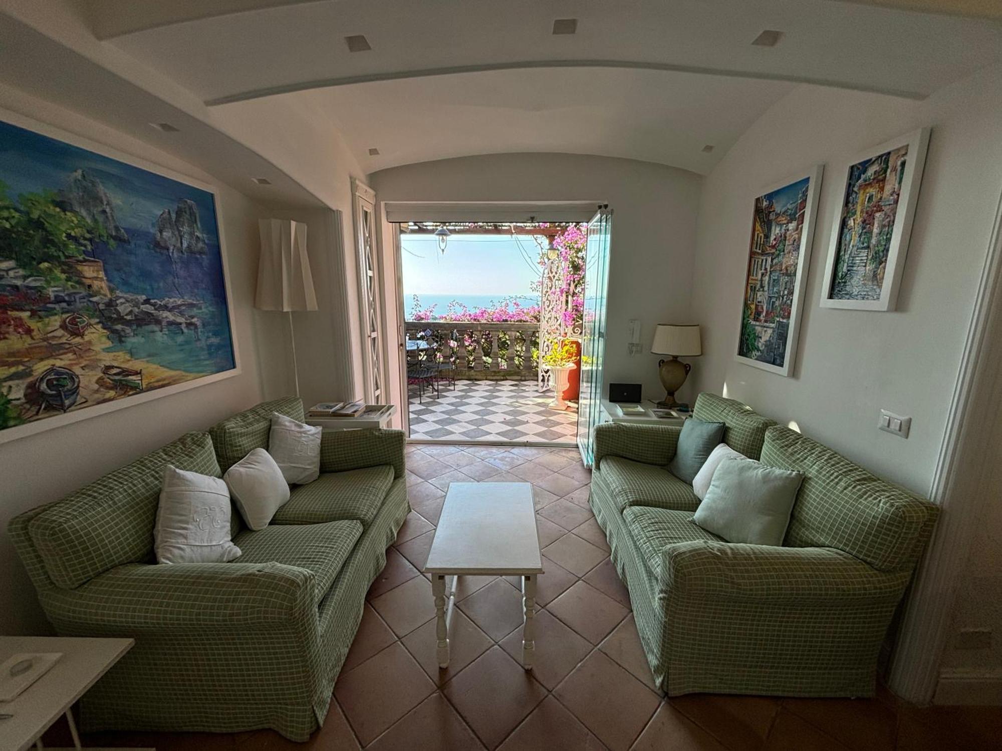 Luxury House In Villa Pompeiana Via Camerelle Con Terrazza Vista Mare 卡普里 外观 照片