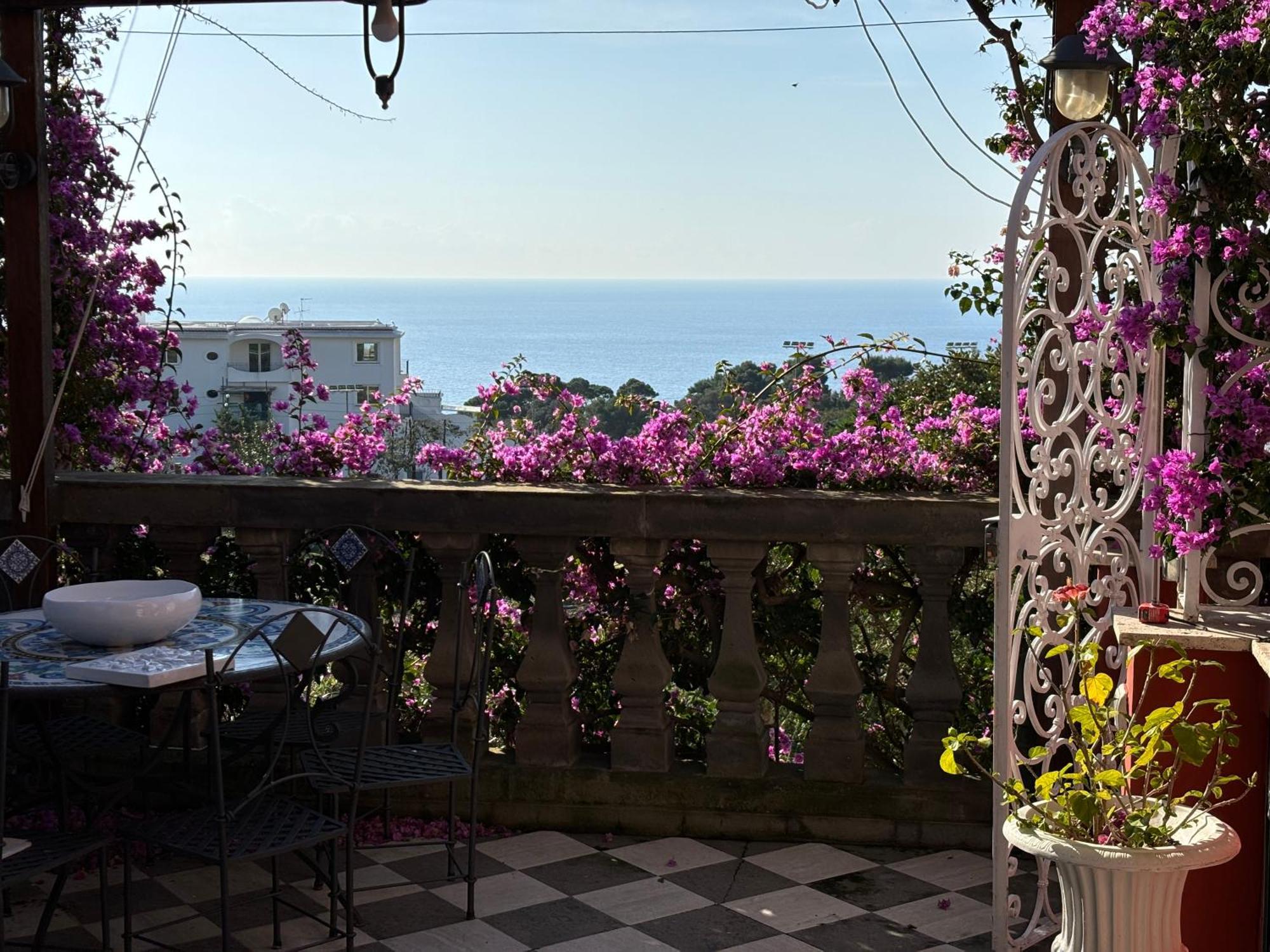 Luxury House In Villa Pompeiana Via Camerelle Con Terrazza Vista Mare 卡普里 外观 照片